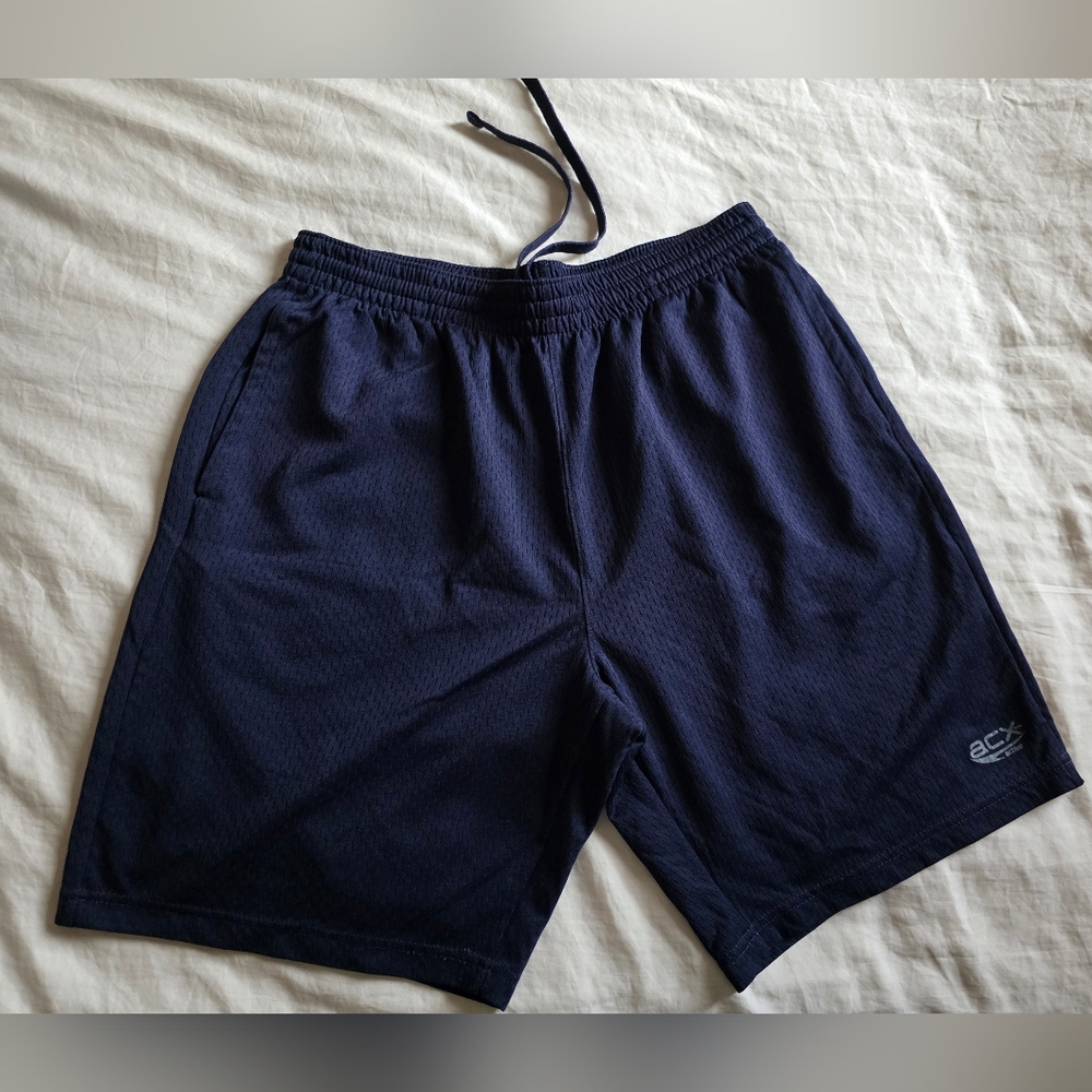 ACX Active Athletic Shorts, Medium, Dark Blue